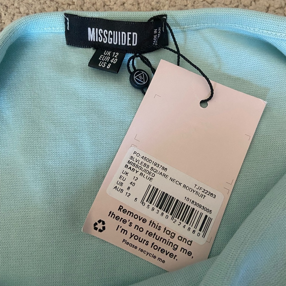 🌸 Missguided 🌸 pastel coloured bodysuit - Picture 3 of 8